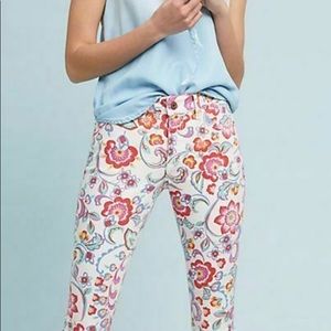 Anthropologie Pilcro printed denim